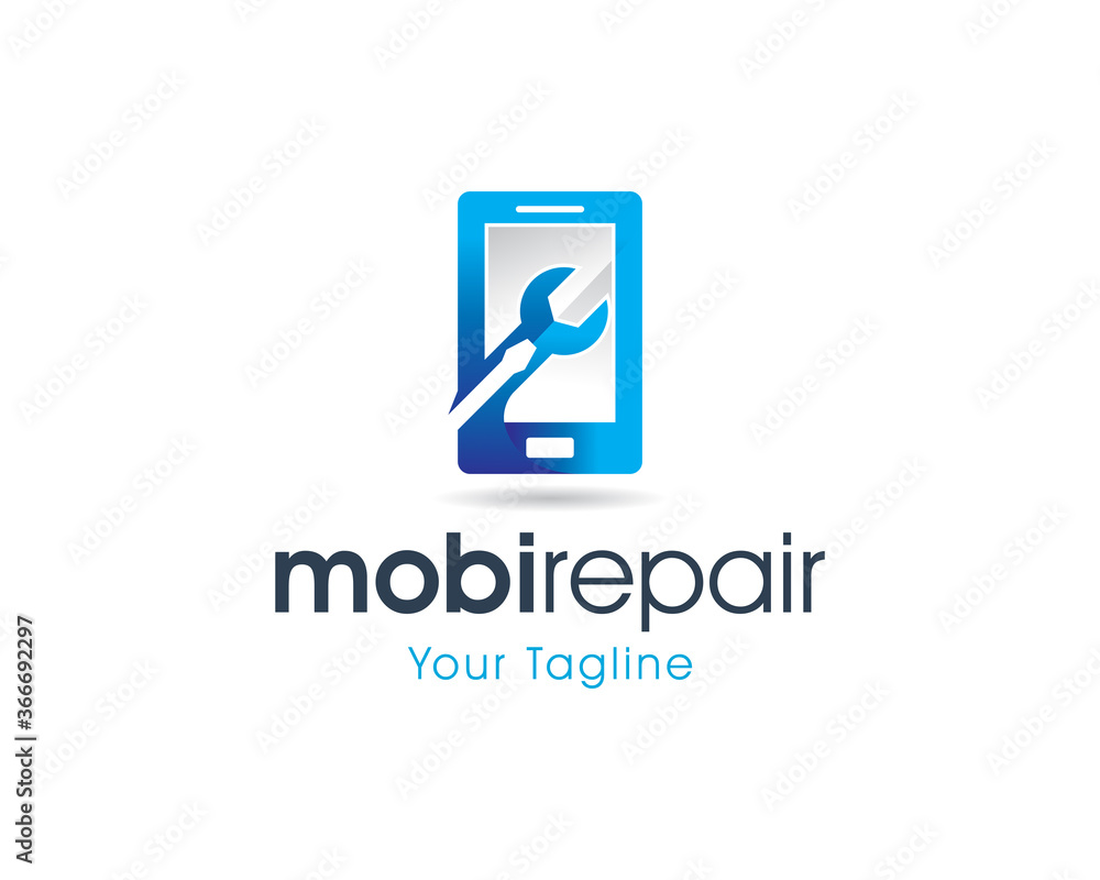 Mobile Repair Logo Design, Concept, Icon, Symbol, Vector Mobile Repair Logo Design, Concept, Icon, Symbol, Vector