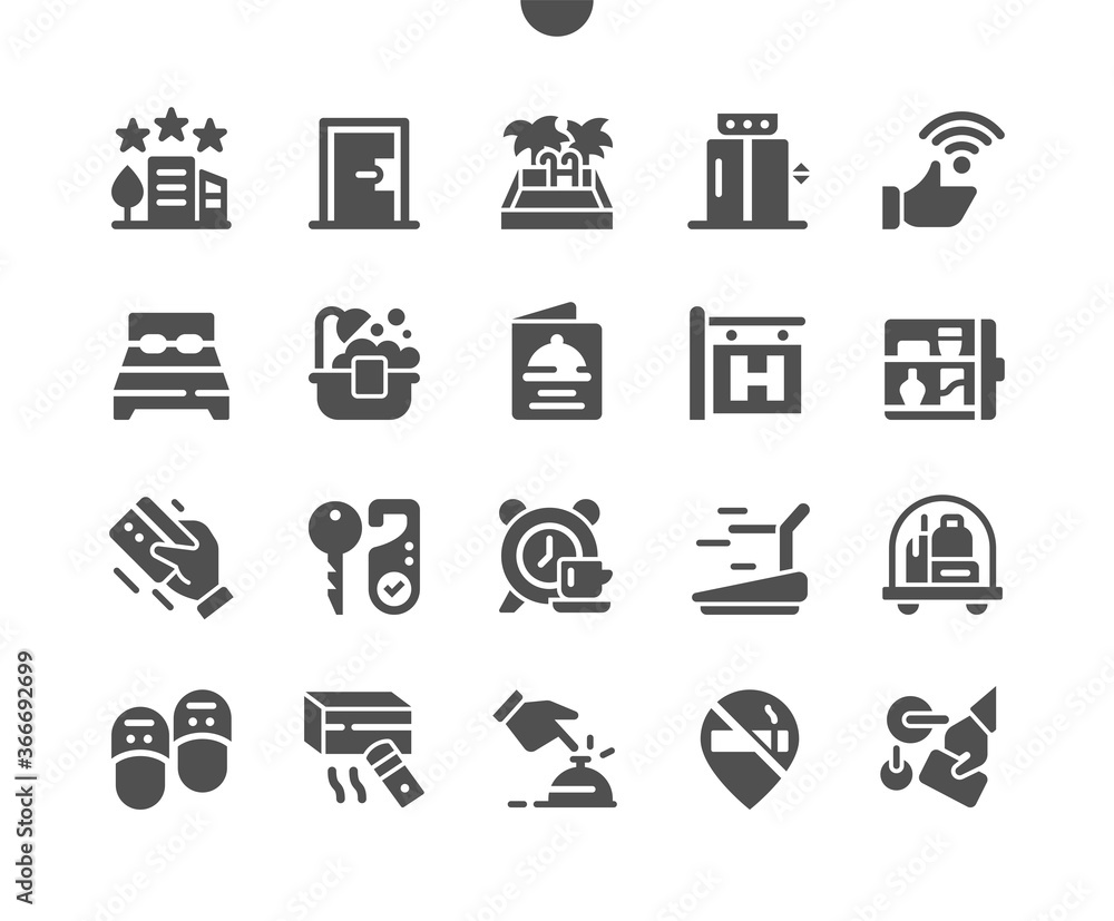 Hotels Well-crafted Pixel Perfect Vector Solid Icons 30 2x Grid for Web Graphics and Apps. Simple Minimal Pictogram Hotels Well-crafted Pixel Perfect Vector Solid Icons 30 2x Grid for Web Graphics and Apps. Simple Minimal Pictogram