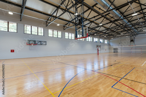 Interior of a multipurpose sport hall