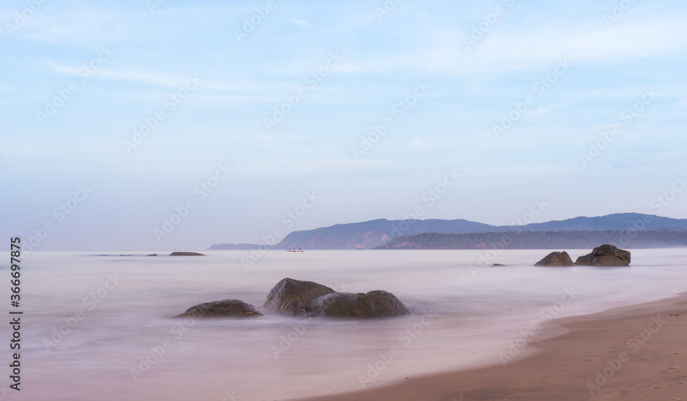 Calm & Serene - A scenic view of Agonda Beach - Goa Calm & Serene - A scenic view of Agonda Beach - Goa
