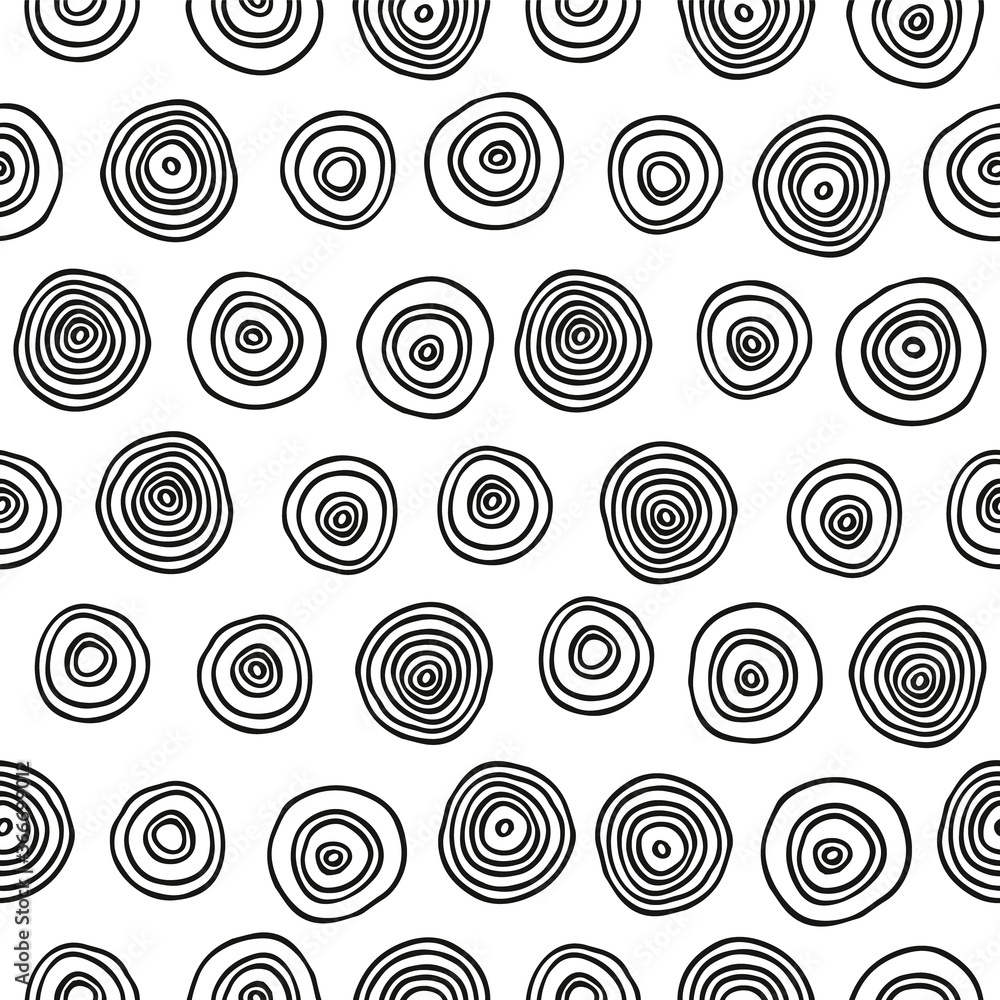 Doodle Dots Seamless Pattern. Sketchy Hand Drawn graphic print. Black and white dotted background. Grungy painted ornament. Vector illustration. Doodle Dots Seamless Pattern. Sketchy Hand Drawn graphic print. Black and white dotted background. Grungy painted ornament. Vector illustration.