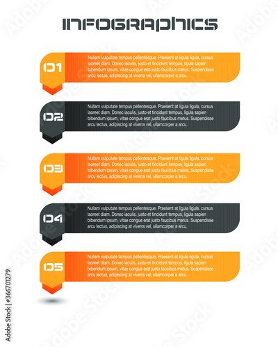 Modern Design Template, can be used for info-graphics, banners for web layout.
