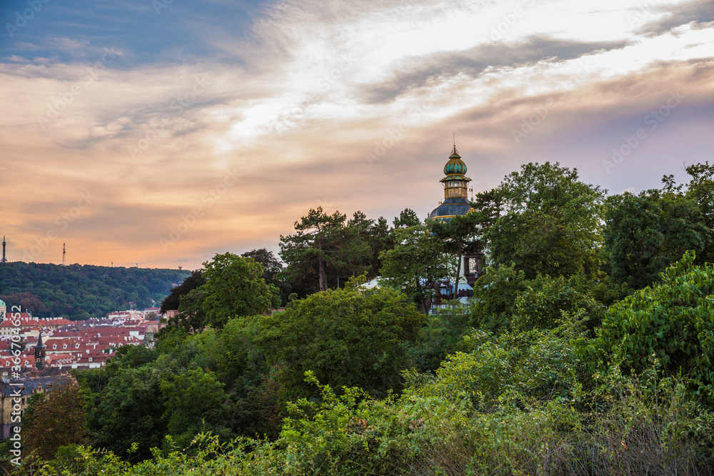 The beauty that is Prague; captured from the Prague Castle Royal Gardens