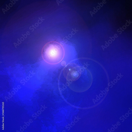 abstract bright blue background texture with light spot