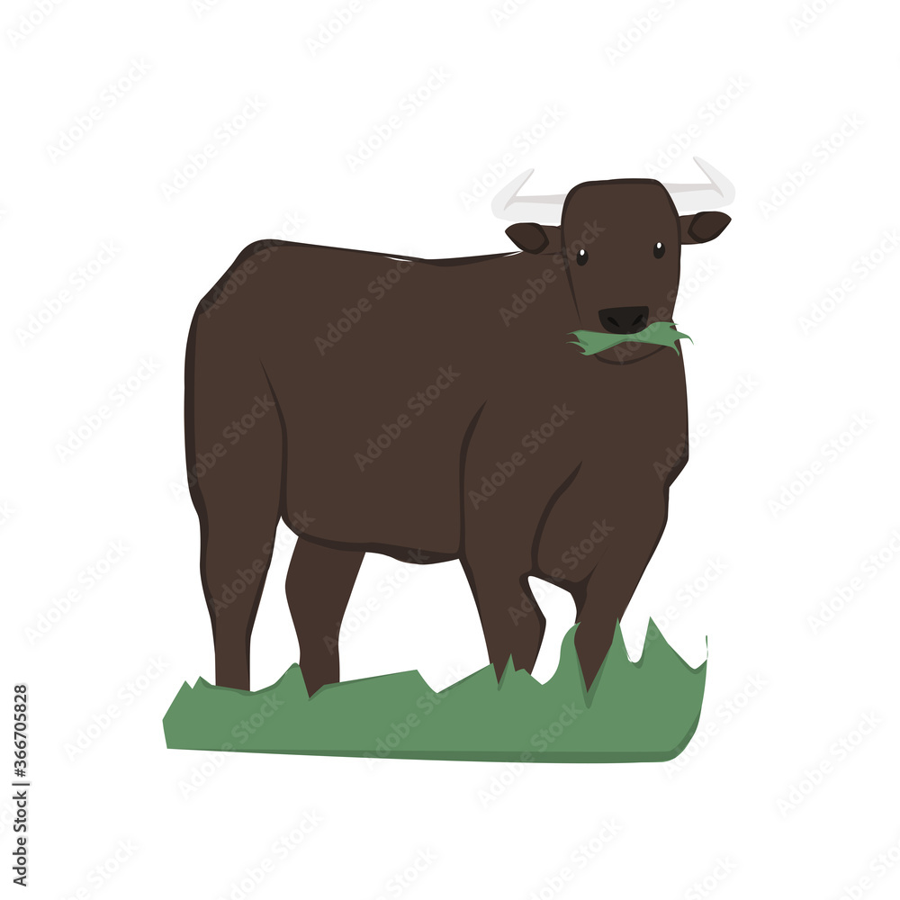 Obraz premium Bull Illustration