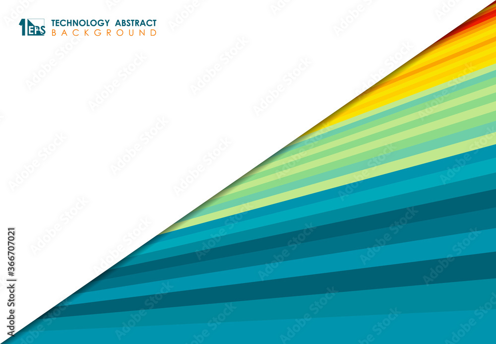 Abstract colorful line pattern design artwork template background. illustration vector eps10