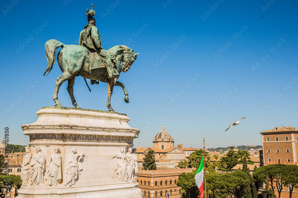 Ancient Italian Architecture in the city of Rome