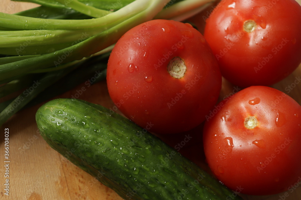 fresh vegetables on a wooden table fresh vegetables on a wooden table