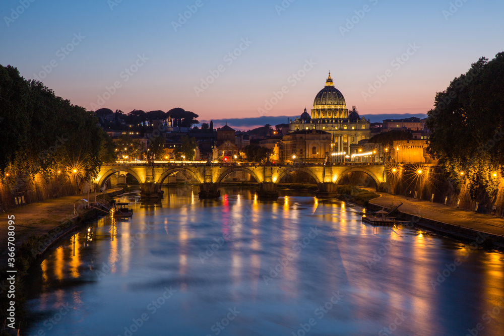 Vatican City during golden hour