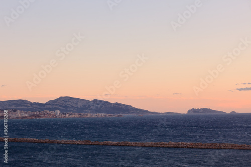 sunset on the sea near Marseille © Алексей Сыркин