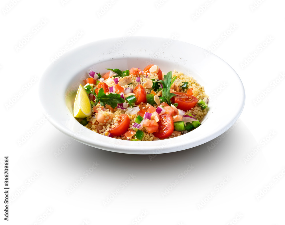 Ensalada de quinoa con verdura fresca. Quinoa salad with fresh vegetables. Ensalada de quinoa con verdura fresca. Quinoa salad with fresh vegetables.