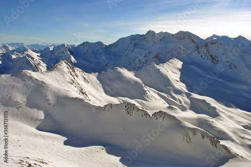 Hochgurgl Obergurgl Otztal ski resort in the Western Tyrol Austrian Alps Austria