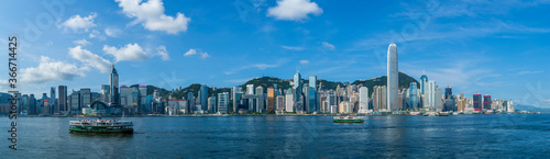 Hong Kong Cityscape at Morning