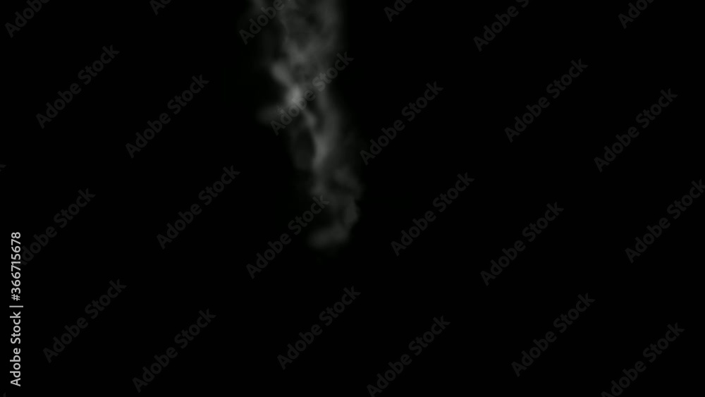 White smoke motion graphics with night background White smoke motion graphics with night background