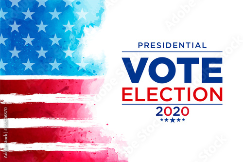 2020 United States of America Presidential Election banner.