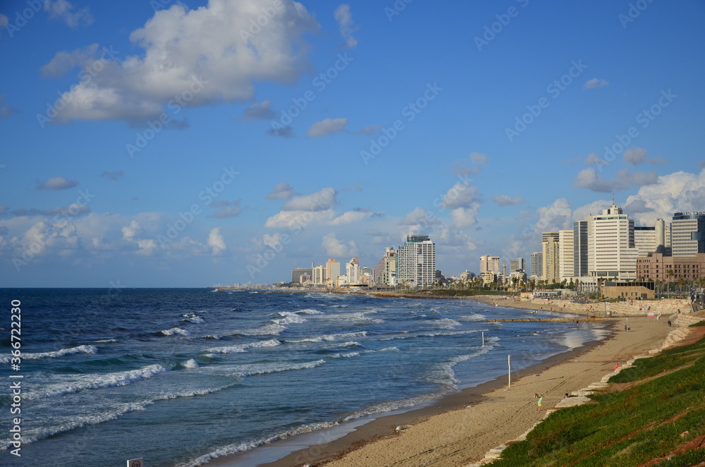panorama of the city of Tel Aviv, Israel