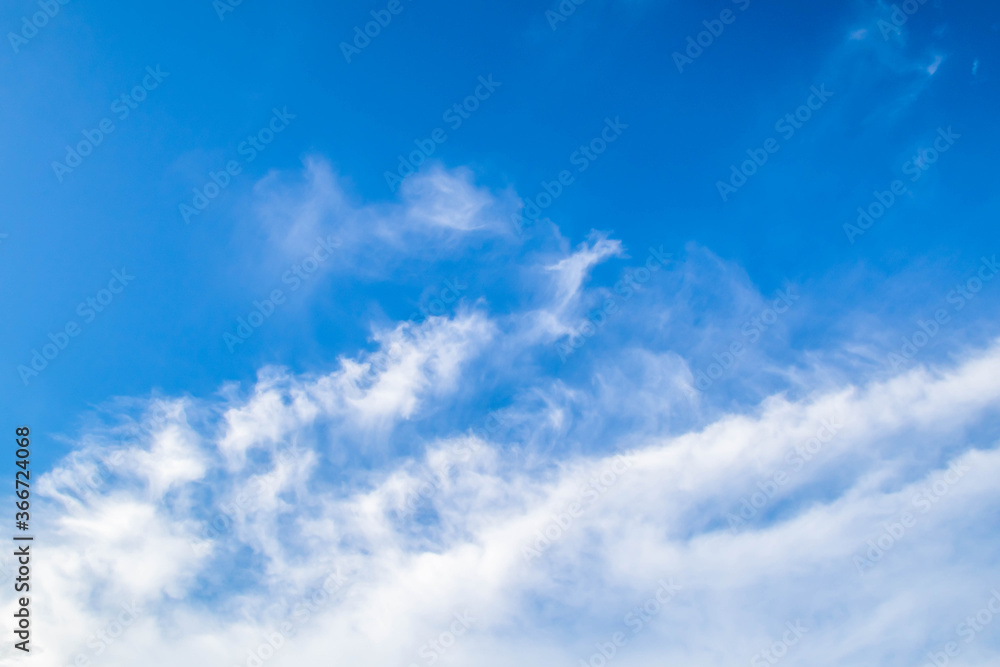 Blue sky background with tiny clouds. Blue sky background with clouds.