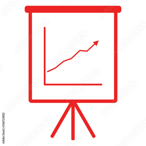 Diagramm und Flipchart
