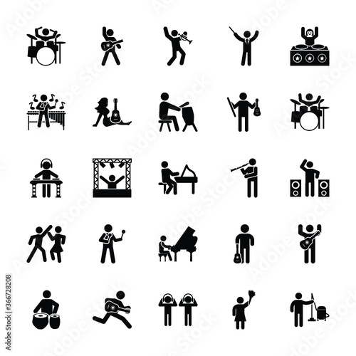 Pack Of Cleaning Pictograms 