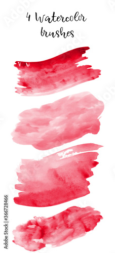 Vector watercolor ink spot