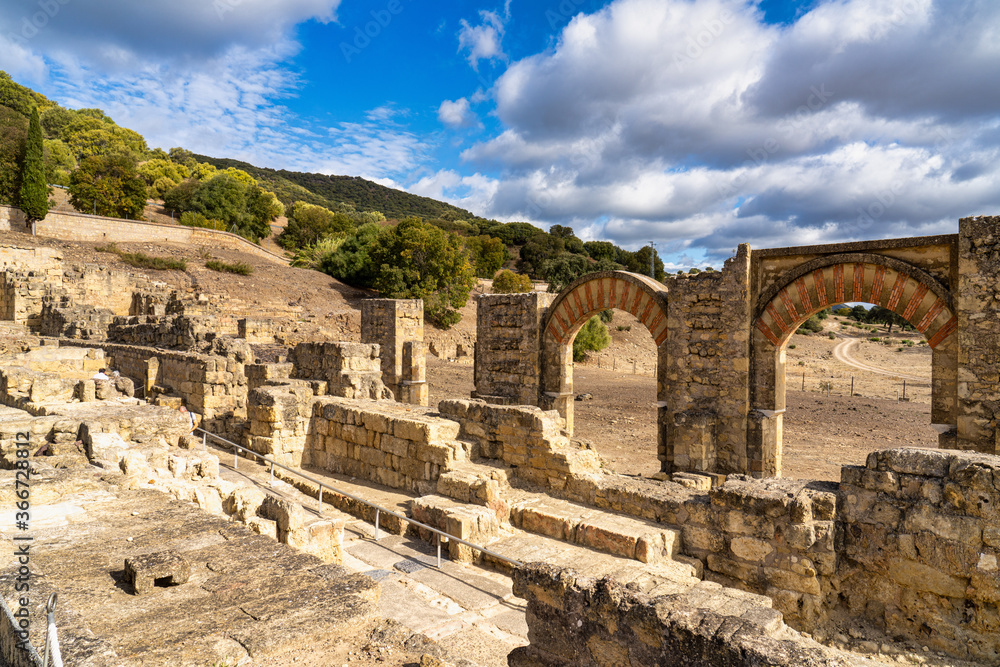 Palace of Medina Azahara near Cordoba in Andalusia, Spain