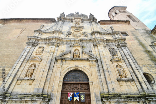 Detail view of Carrion de los condes, palencia spanish city in leon spain. photo