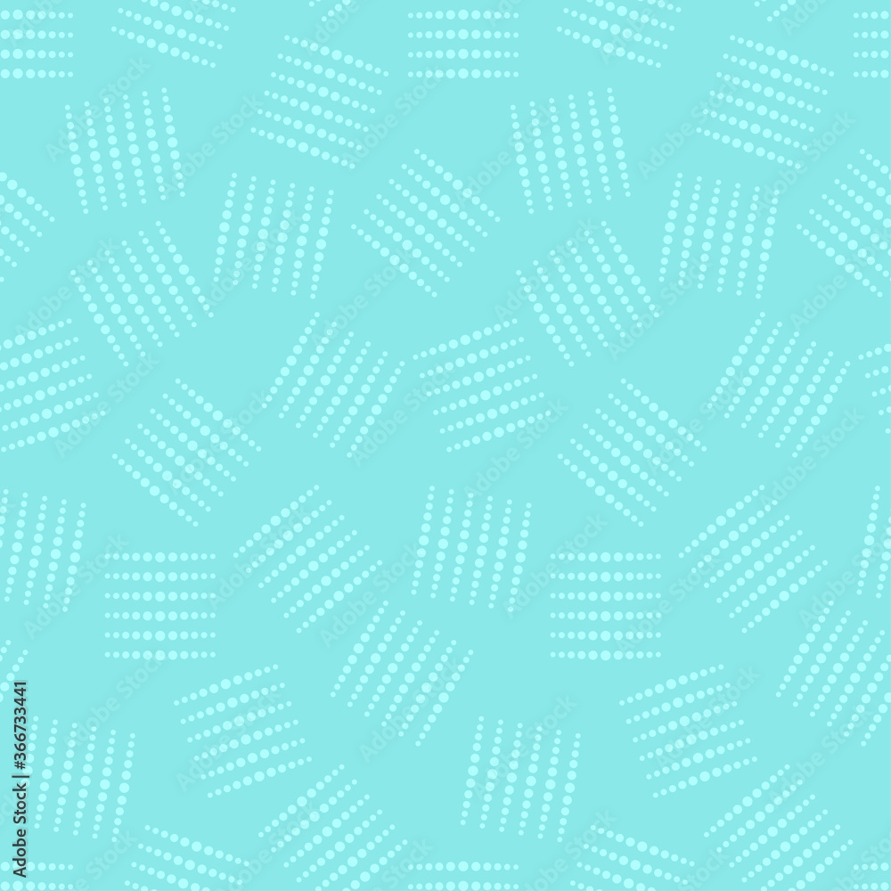 Abstract vector flat background with dots. Seamless blue simple geometric pattern.