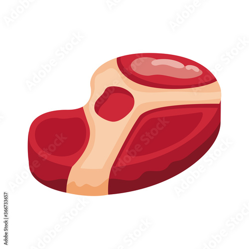 meat cut detailed style icon