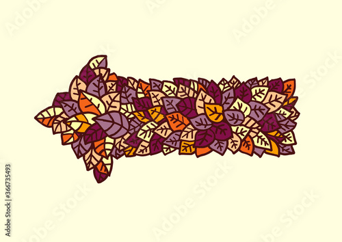 autumn leaves autumn background vector