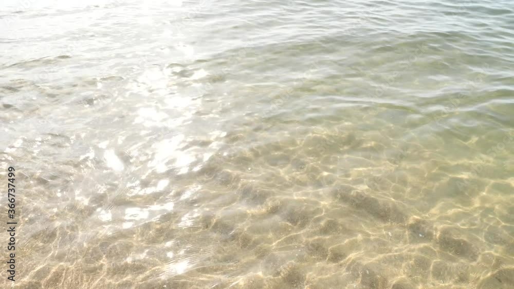 clear water wave and clean sand beach of seascape / beautiful sea at sountern of Thailand best for vacation clear water wave and clean sand beach of seascape / beautiful sea at sountern of Thailand best for vacation
