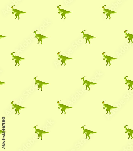 Vector pattern with dinosaurs. seamless background for kids. Jurassic Park. Paleontology. Baby cloth. Cartoon dinosaur. Vector background with dinosaurs. 