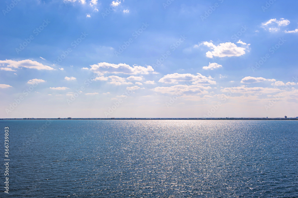 Obraz premium The beautiful pot and beach,Cape Canaveral Florida.