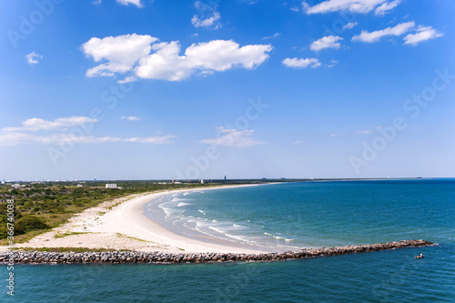 The beautiful pot and beach,Cape Canaveral Florida. photo
