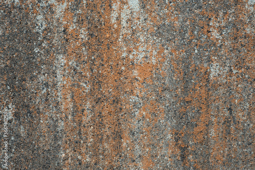 Gray and brown Textured cement or concrete wall banner. © esvetleishaya