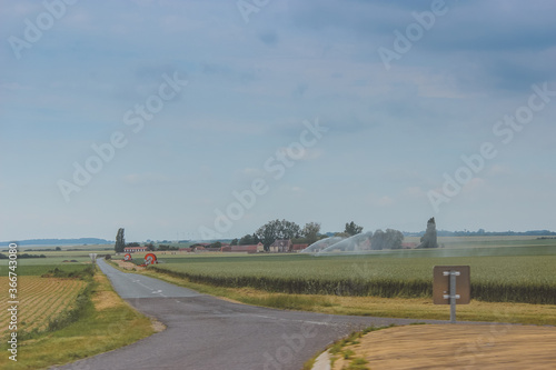 country road in the countryside