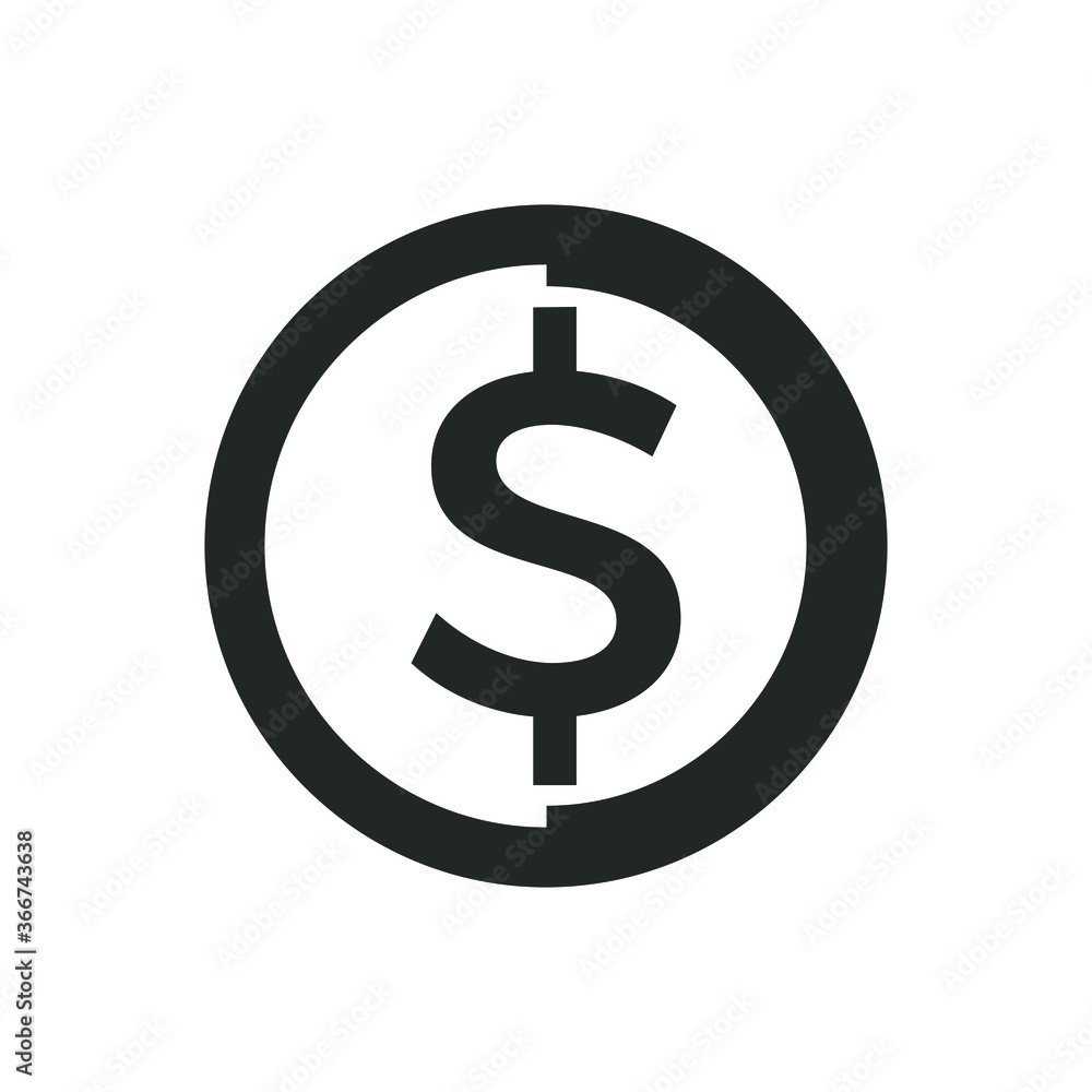 Dollar currency icon