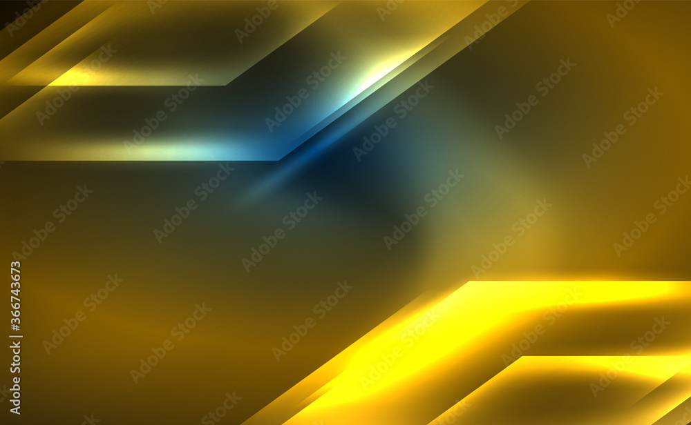 Dynamic neon shiny abstract background. Trendy abstract layout template for business or technology presentation, internet poster or web brochure cover, wallpaper Dynamic neon shiny abstract background. Trendy abstract layout template for business or technology presentation, internet poster or web brochure cover, wallpaper