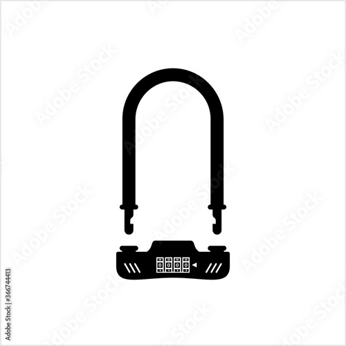 Bicycle Lock, Locking Icon photo