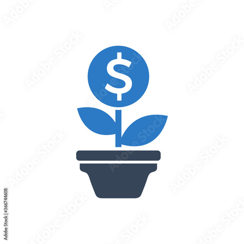 Business investment icon