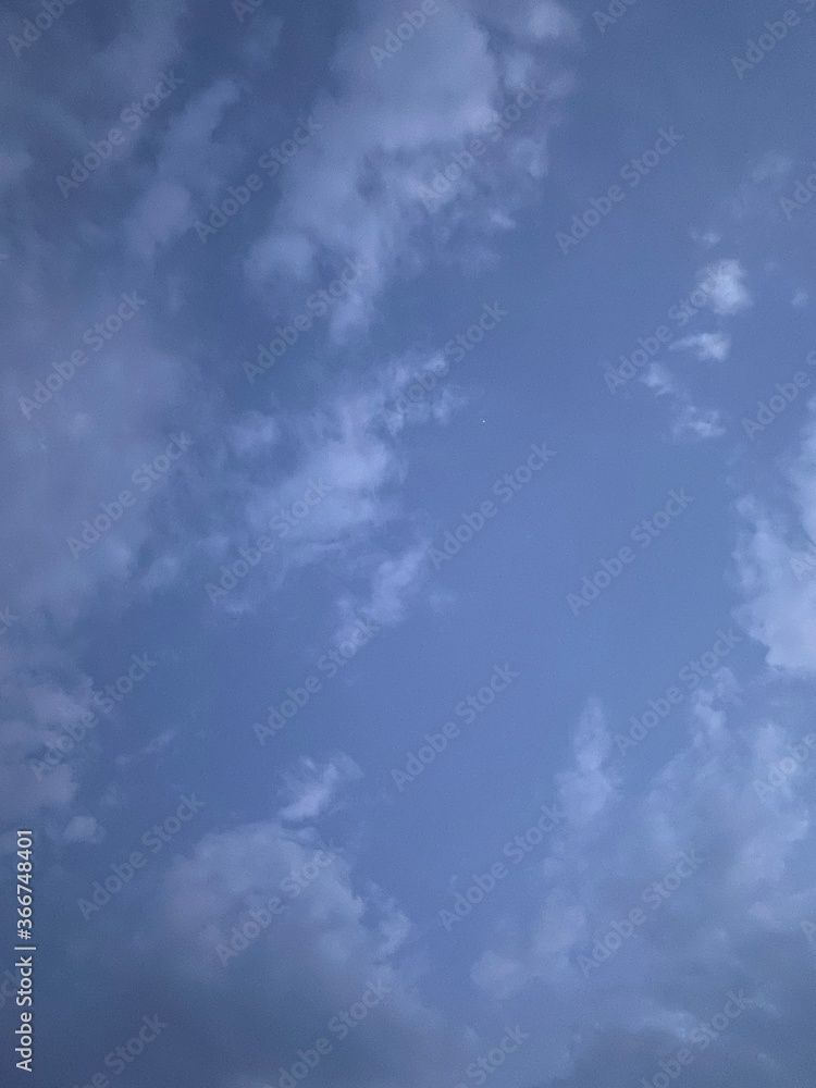 Obraz premium blue sky with clouds