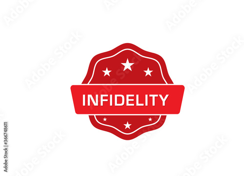 Infidelity label sticker, Infidelity Badge Sign