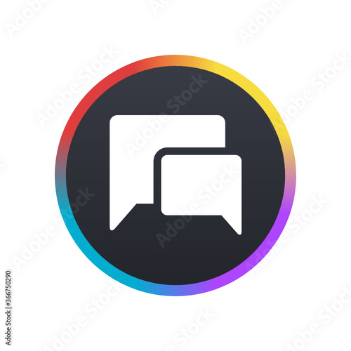 Chat Bubble - Push Button Free Download Chat Bubble - Push Button - GFXLoad
