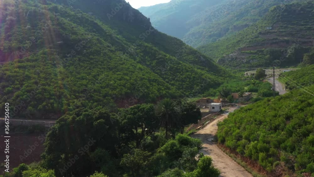 Beautiful village view Beautiful village view