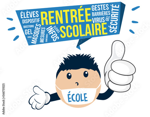 Informations rentrée scolaire, virus, coronavirus