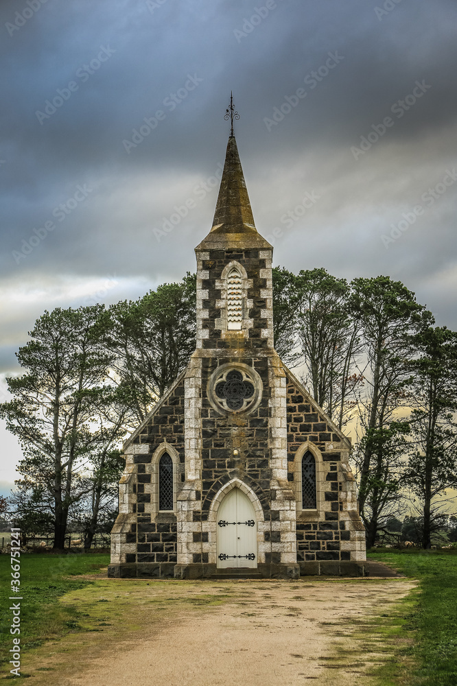 The historic St John's Uniting Church (built 1874) in Streatham, Victoria, Australia. The historic St John's Uniting Church (built 1874) in Streatham, Victoria, Australia.