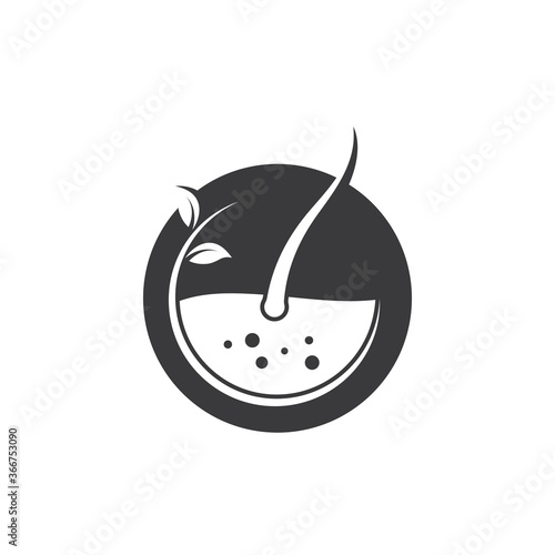 hair root icon vector illustration design