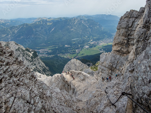 Alpspitze via ferrata near Garmisch Partenkirchen © mindscapephotos