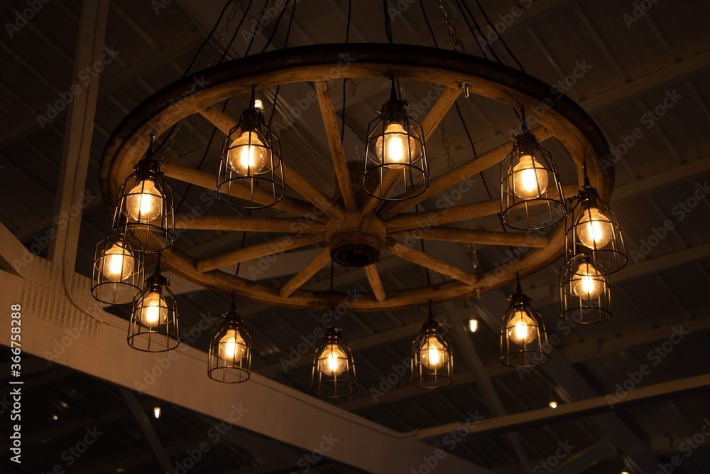 rustic ceiling lamp