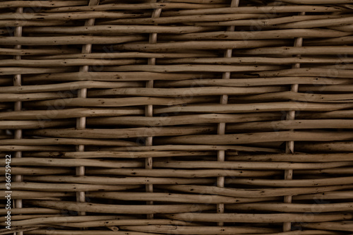 Closeup photography of brown colored basket weave texture background. 