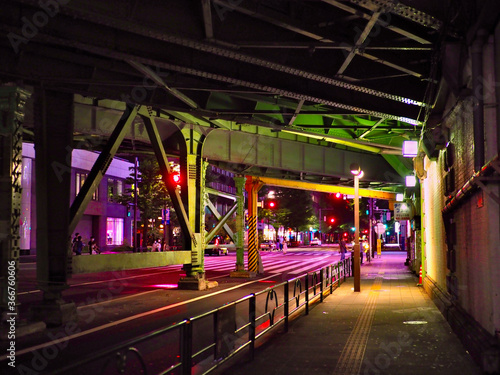 Scenery of Japan (Yurakucho, Tokyo) - Under the overpass